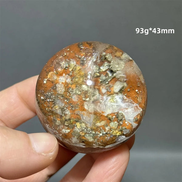 Yellow Chalcopyrite Crystal Ball-ToShay.org