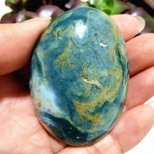 Mixed Ocean Jasper Palm Stones-ToShay.org