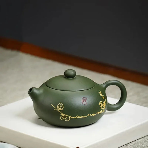 Green Yixing Clay Teapot-ToShay.org