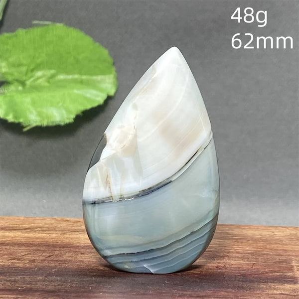 Black Silk Agate Torch-ToShay.org