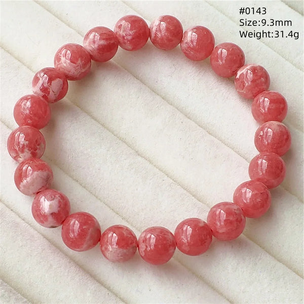 Red Rhodochrosite Bracelet-ToShay.org