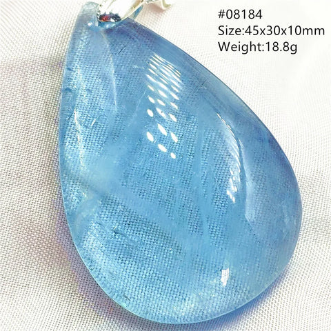 Blue Aquamarine Pendant-ToShay.org