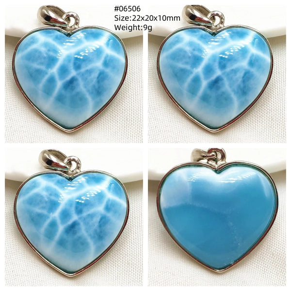 Blue Larimar Pendant-ToShay.org