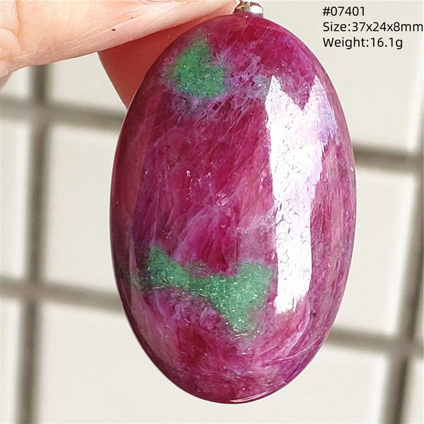 Red Ruby Zoisite Pendant-ToShay.org
