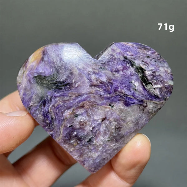 Purple Dragon Crystal Heart-ToShay.org