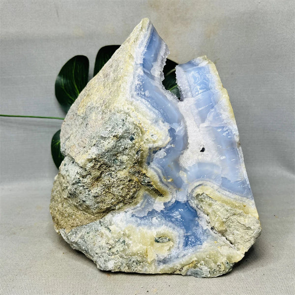 Blue Lace Agate Geode-ToShay.org