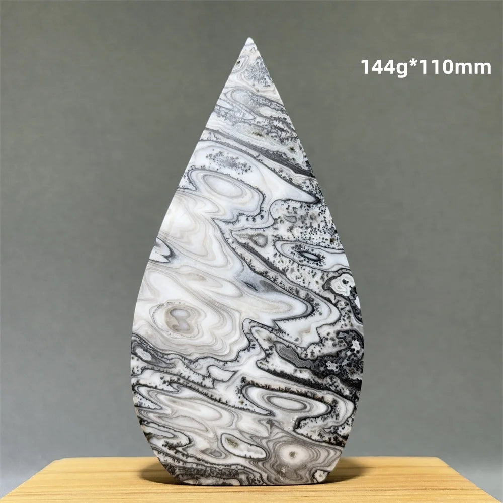 Grey Striped Agate Torch-ToShay.org