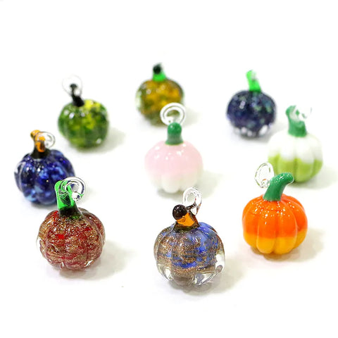 Glass Pumpkin Pendants-ToShay.org