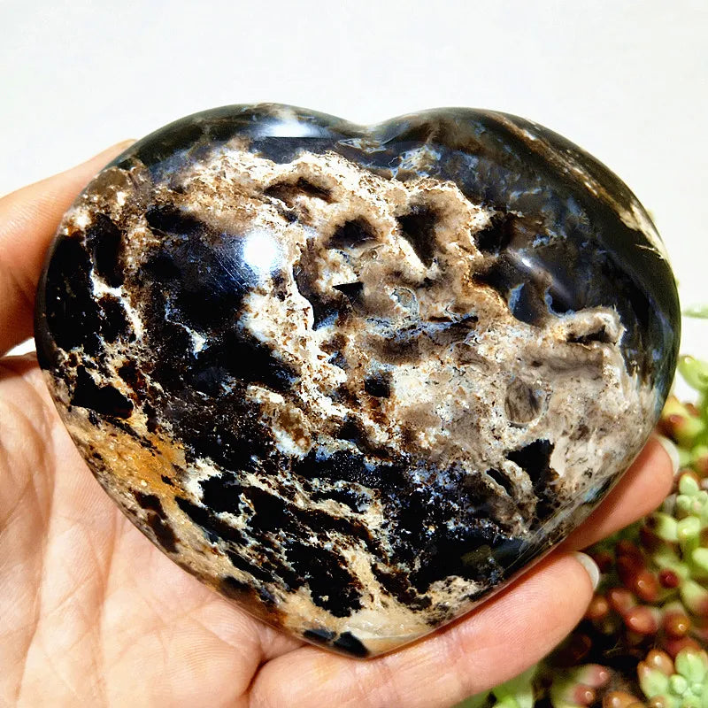 Grey Opal Crystal Heart-ToShay.org