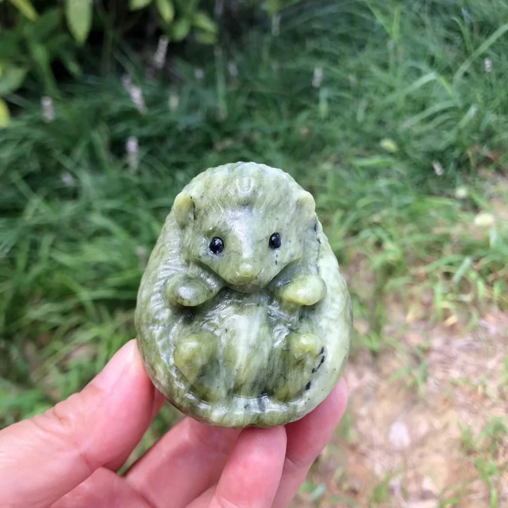 Green Serpentine Hedgehog-ToShay.org