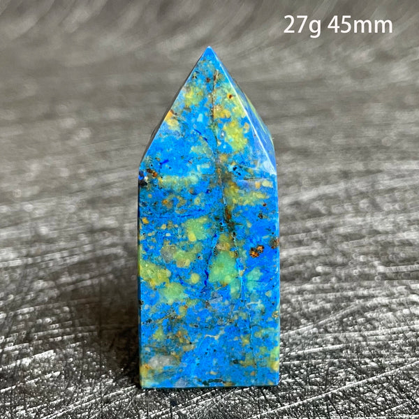 Blue Azurite Malachite Point-ToShay.org