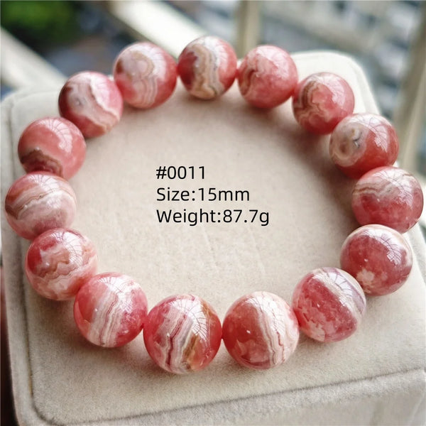 Pink Rhodochrosite Bracelet-ToShay.org