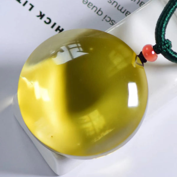 Yellow Citrine Quartz Pendant-ToShay.org