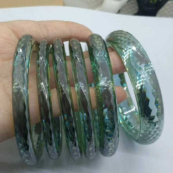 Mixed Moissanite Bangle-ToShay.org
