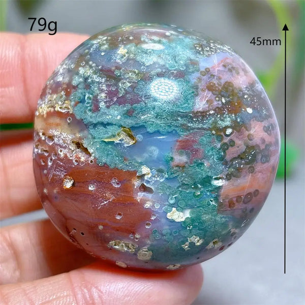 Ocean Jasper Palm Stone-ToShay.org