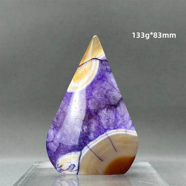 Purple Agate Torch-ToShay.org