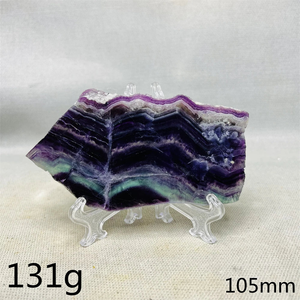 Purple Fluorite Rainbow Slice-ToShay.org
