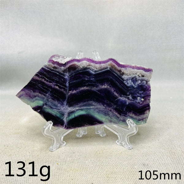 Purple Fluorite Rainbow Slice-ToShay.org