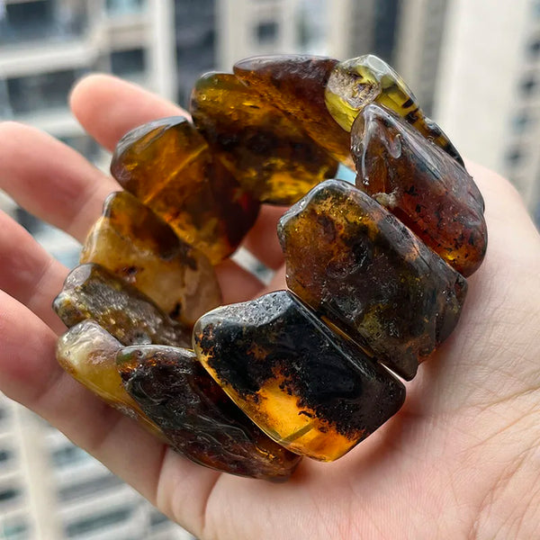 Yellow Amber Bracelet-ToShay.org