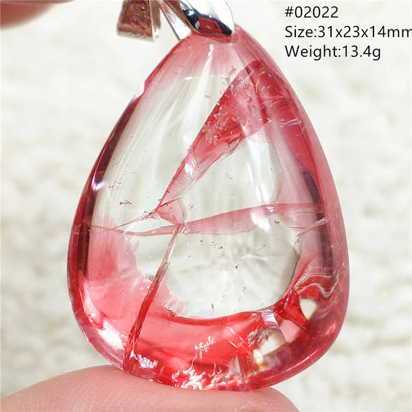 Red Limonite Quartz Pendant-ToShay.org