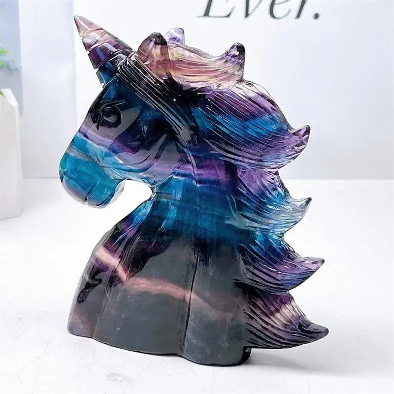 Rainbow Fluorite Unicorn-ToShay.org