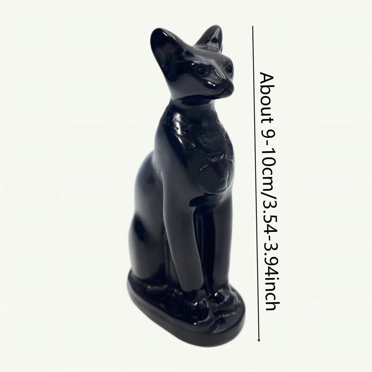 Black Obsidian Egyptian Cat-ToShay.org