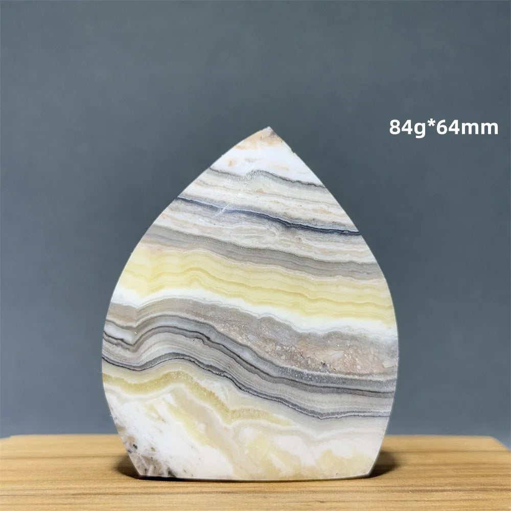 Grey Striped Agate Torch-ToShay.org