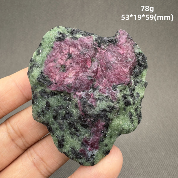 Red Green Ruby Epidote-ToShay.org