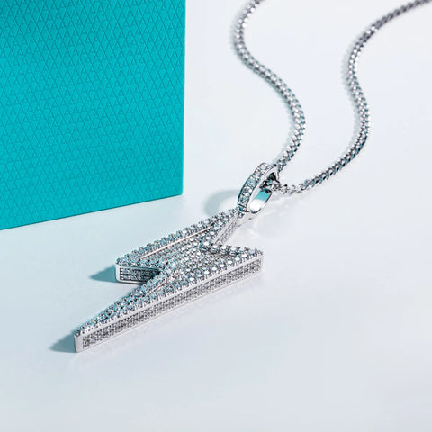 Silver Diamond Lightning Chain-ToShay.org