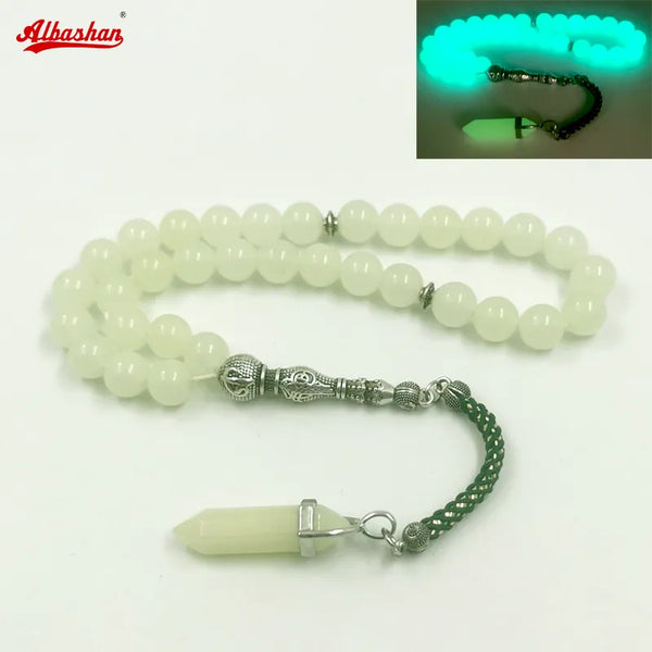 Green Luminous Stone Beads-ToShay.org