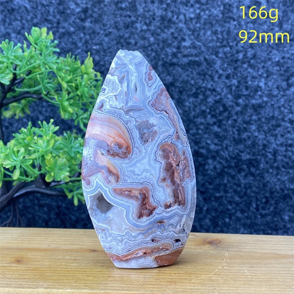 Blue Lace Agate Torch-ToShay.org