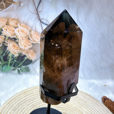 Smokey Rainbow Quartz Tower-ToShay.org