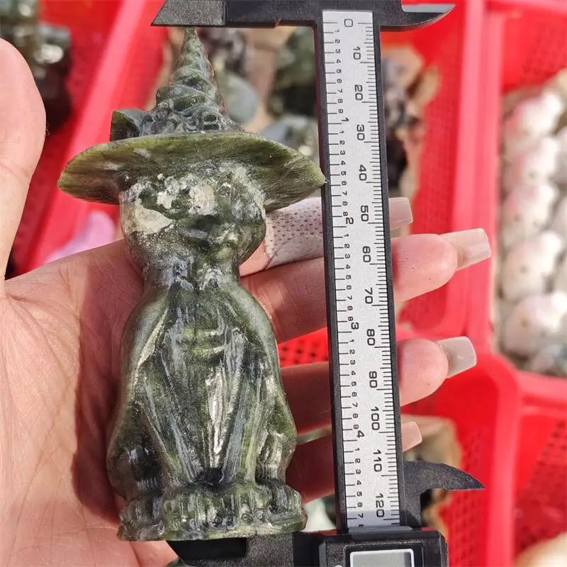 Green Jade Wizard Cat-ToShay.org