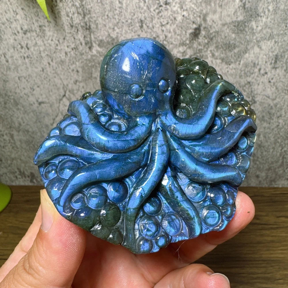 Blue Labradorite Octopus-ToShay.org