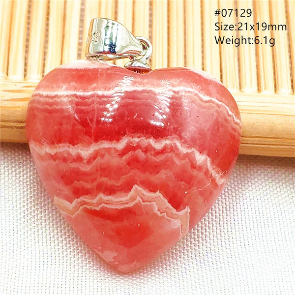 Red Rhodochrosite Pendant-ToShay.org