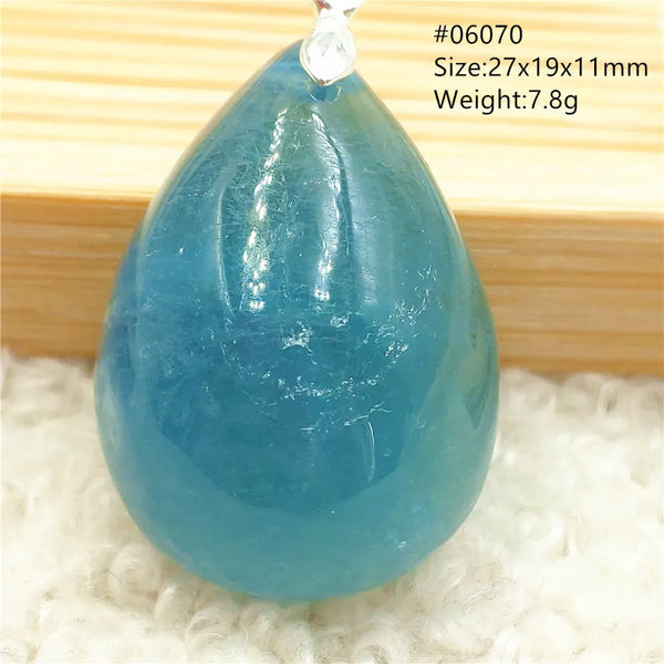 Blue Aquamarine Pendant-ToShay.org