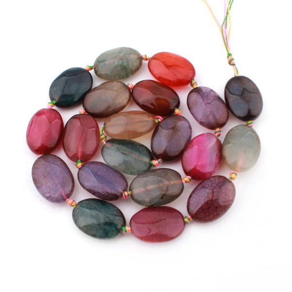 Mixed Cracked Agate Beads-ToShay.org