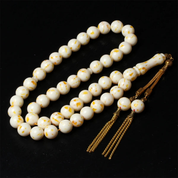 Yellow Amber Prayer Beads-ToShay.org