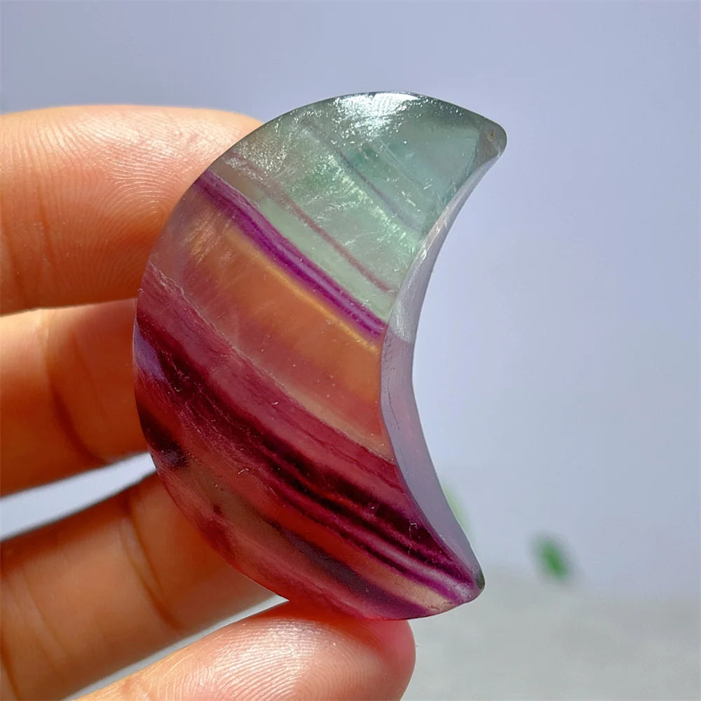 Rainbow Fluorite Moon-ToShay.org