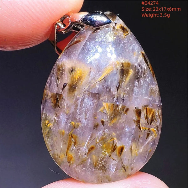 Purple Red Auralite Pendant-ToShay.org