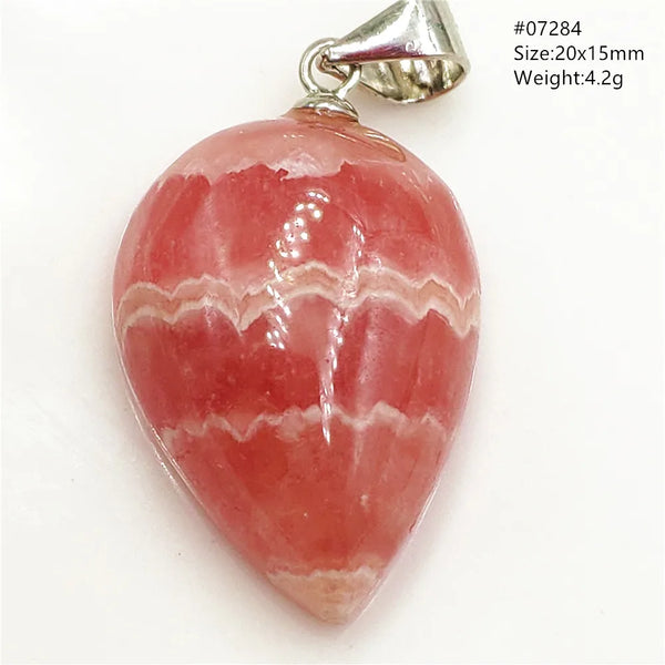 Red Rhodochrosite Pendant-ToShay.org