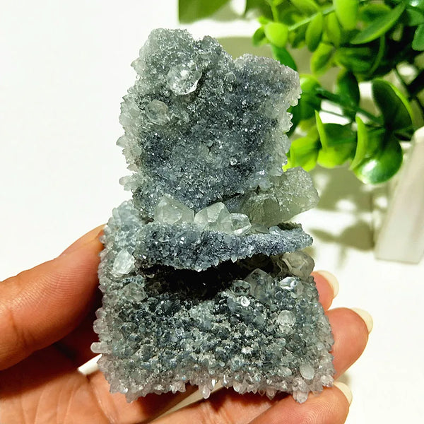 Blue Chrysanthemum Fluorite Cluster-ToShay.org