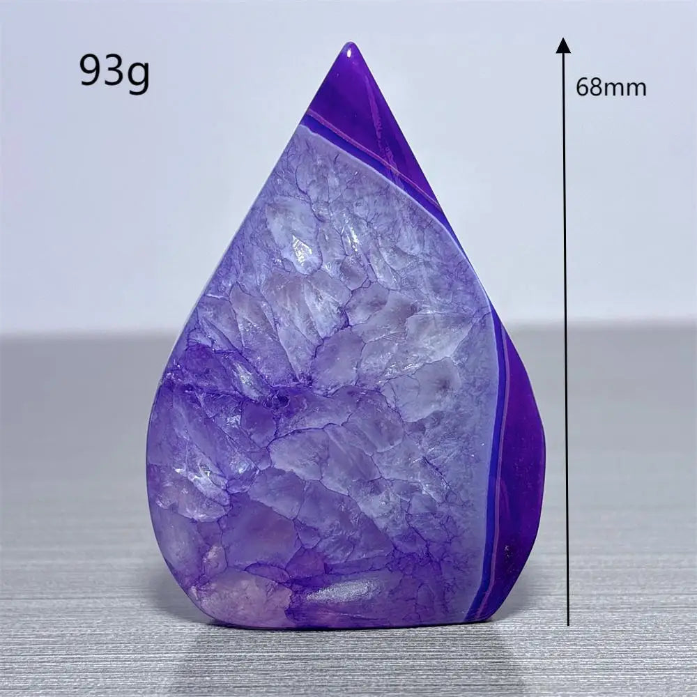 Violet Agate Torch-ToShay.org
