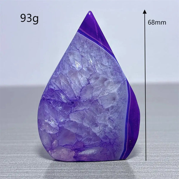 Violet Agate Torch-ToShay.org