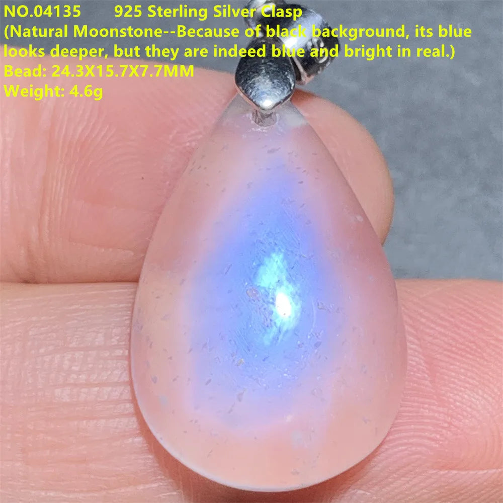 Blue Light Moonstone Pendants-ToShay.org