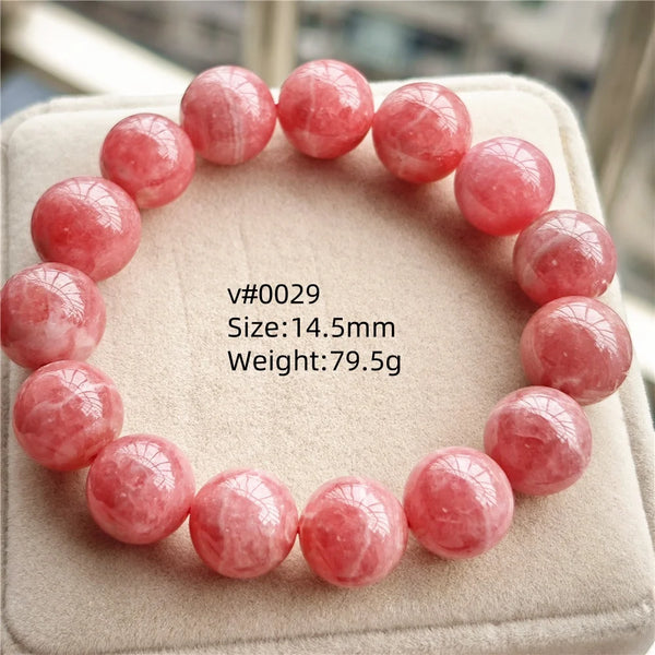 Pink Rhodochrosite Bracelet-ToShay.org