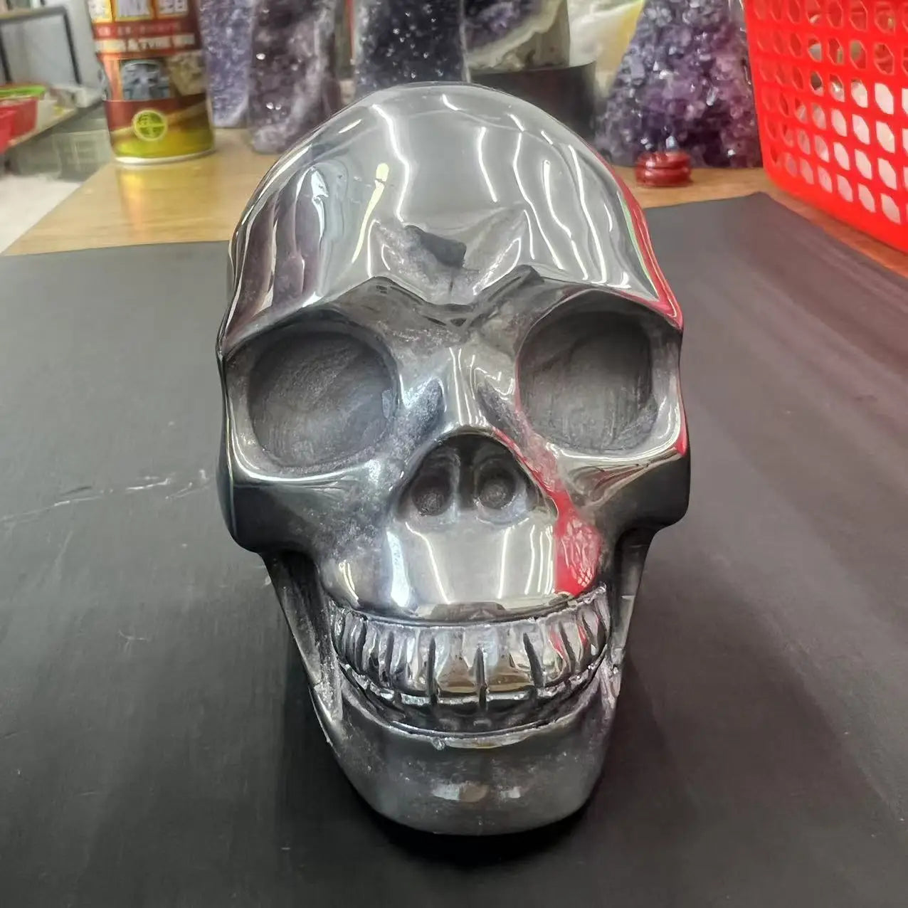 Silver Terahertz Skull-ToShay.org