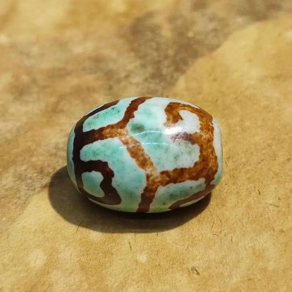 Mixed Agate Dzi Bead-ToShay.org