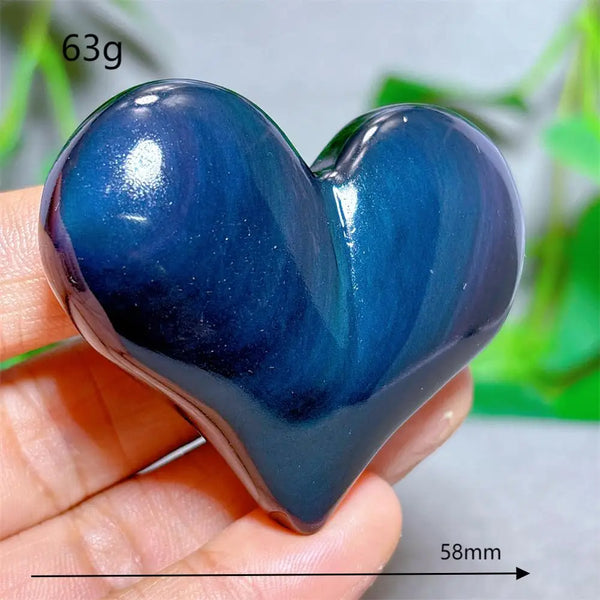 Rainbow Obsidian Heart-ToShay.org
