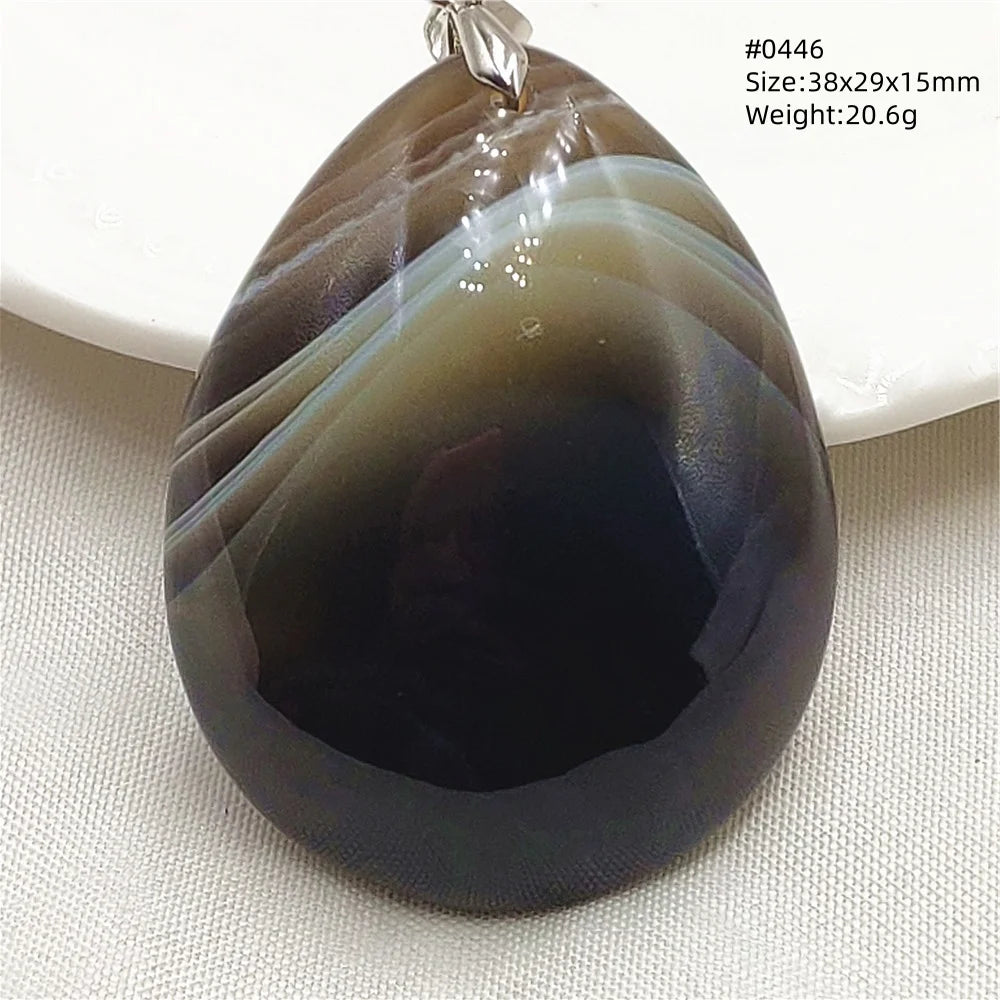 Black Red Agate Pendant-ToShay.org